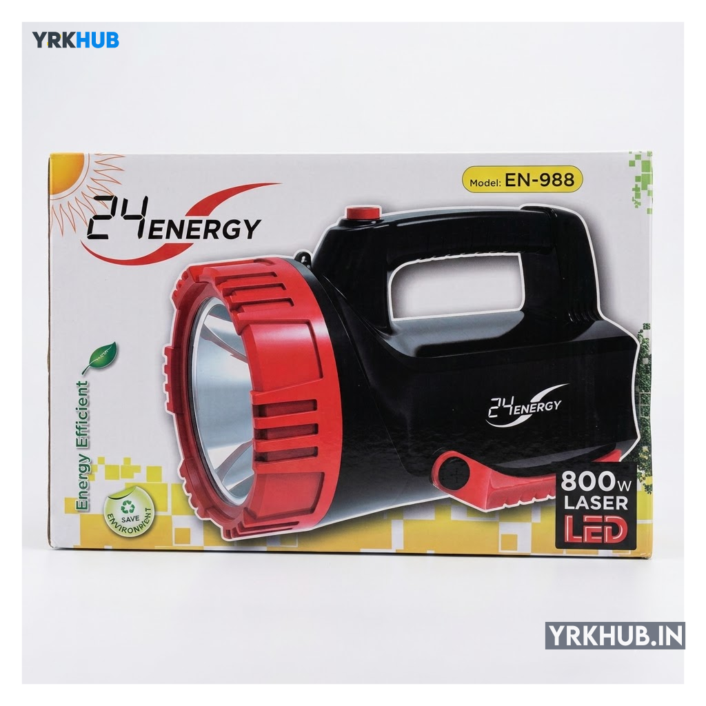 24 Energy EN-988 Rechargeable LED Search Light Torch - Image 3