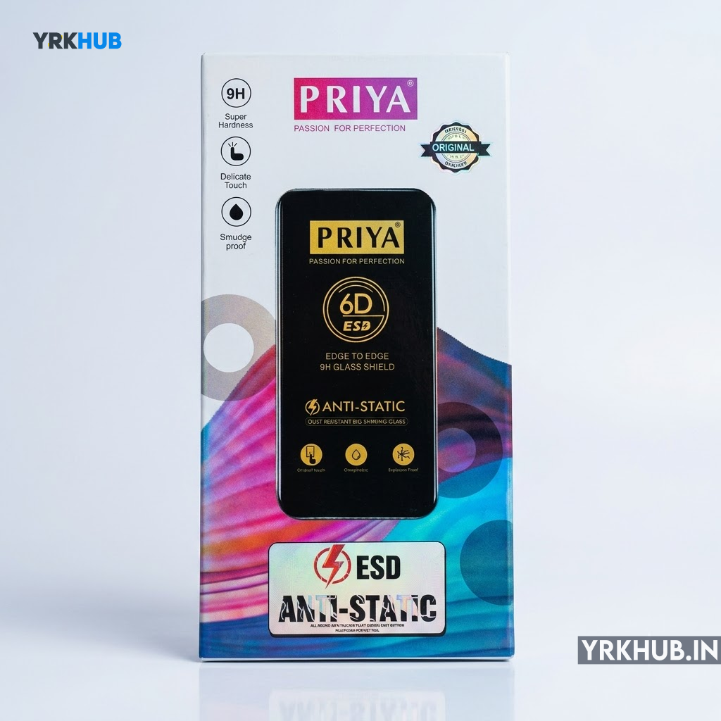 Priya Tempered Glass for Vivo Y19s | 9H Edge-to-Edge Screen Protector - Image 3