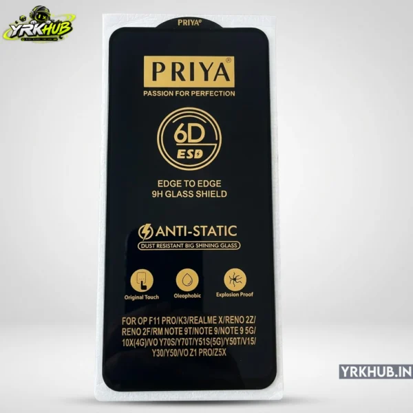 Priya Tempered Glass for Vivo Y30 | 9H Edge-to-Edge Screen Protector