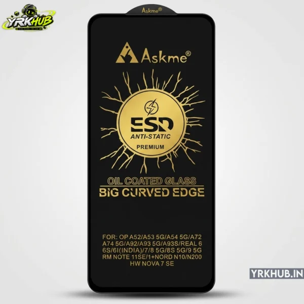 Askme Tempered Glass for Huawei Nova 7 SE | 9H Oil-Coated