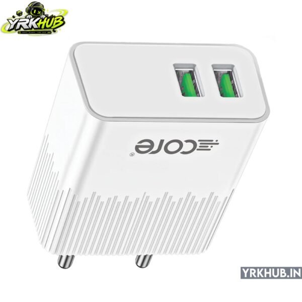Alternative view of CORE CR-CH38 Zing 17W Dual USB Fast Charger with Type-C Port