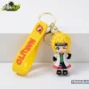 Anime Boy Keychain with Wrist Strap | Cute Cartoon Character Key Ring