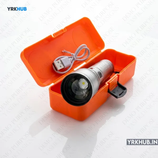 Rock Light M27 LED Flashlight | Zoom Focus & COB Side Light
