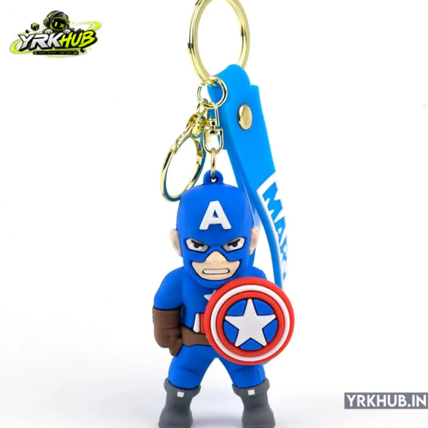 Shield Hero Kid Rubber Keychain with Strap