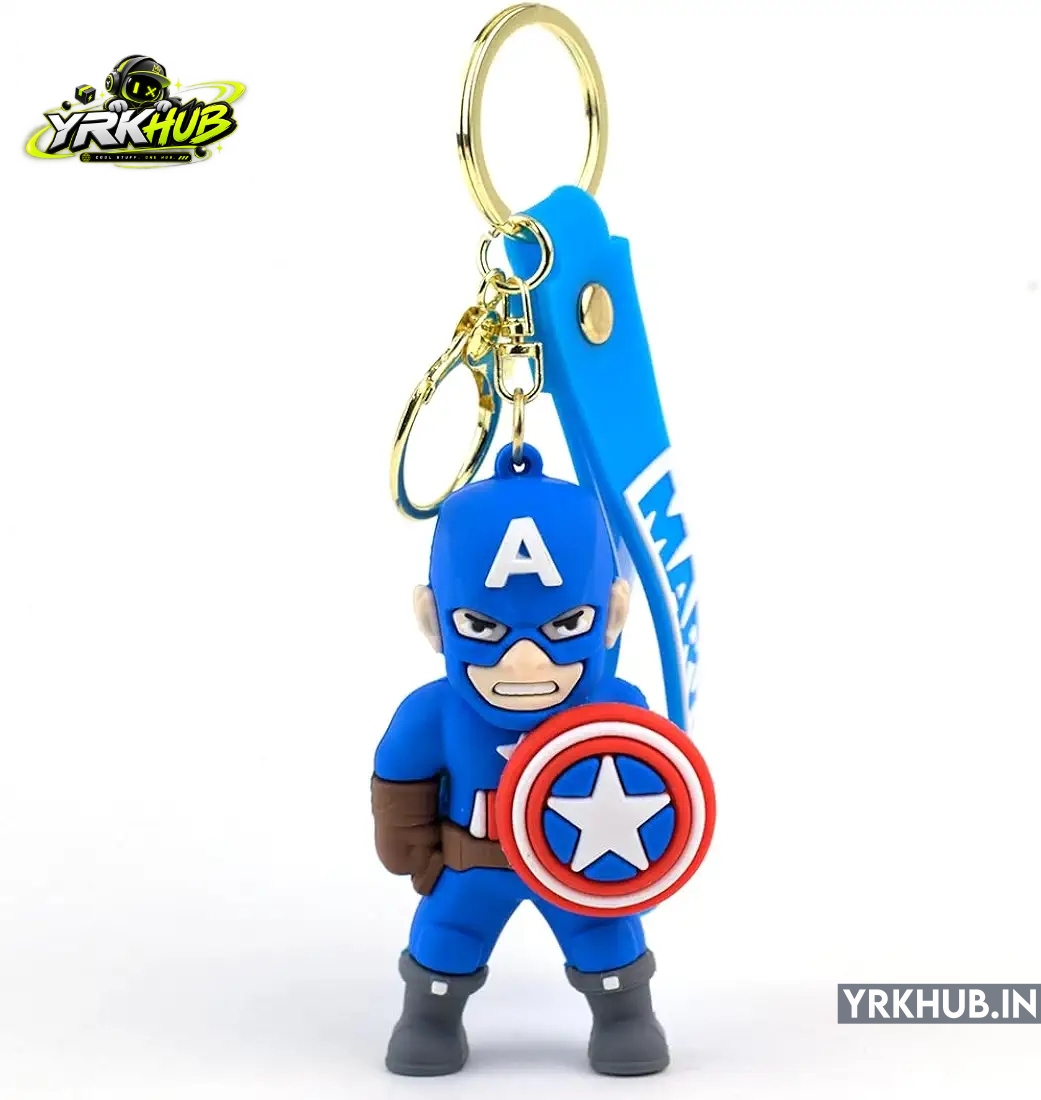 Shield Hero Kid Rubber Keychain with Strap