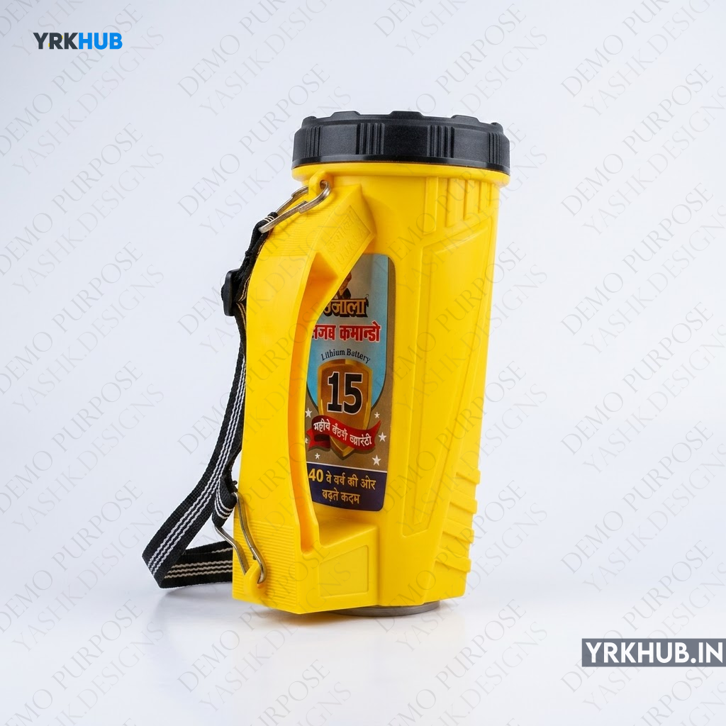 Ujala Gajab Commando Rechargeable LED Torch | 12 LED Side Light - Image 9